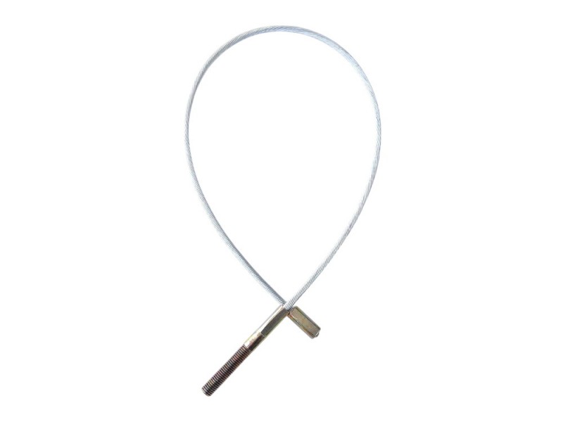 Handbremsseil mit langem Gewinde L=74 cm MTS