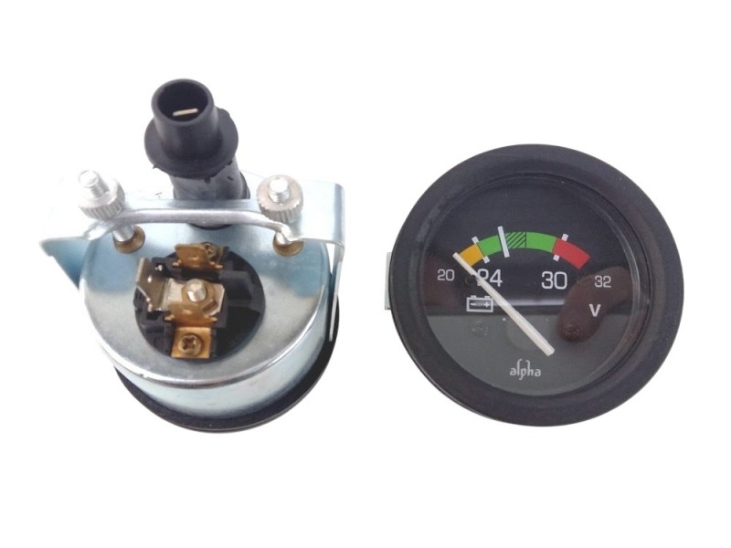 Voltmeter D60 24V-32V GANZ 38 0056 56 002 Tatra EURO, LIAZ, Karosa