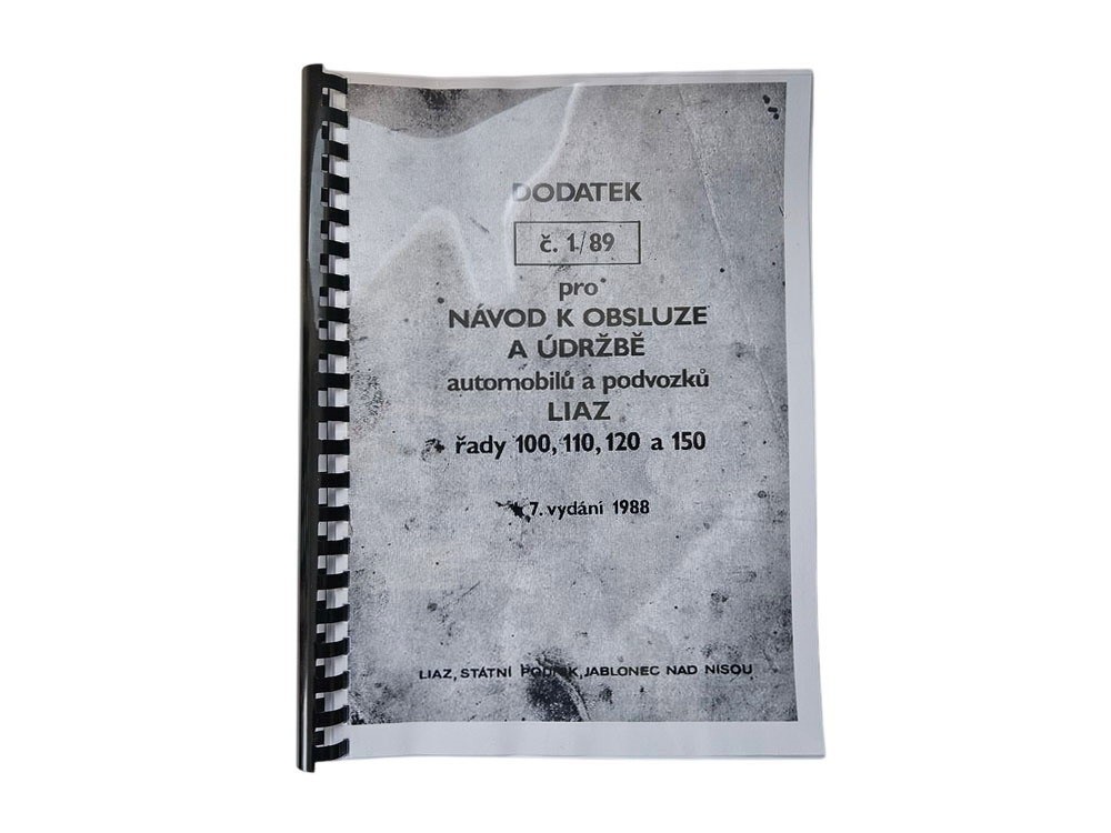 Werkstatt-Handbuch LIAZ 100, 110, 120, 150