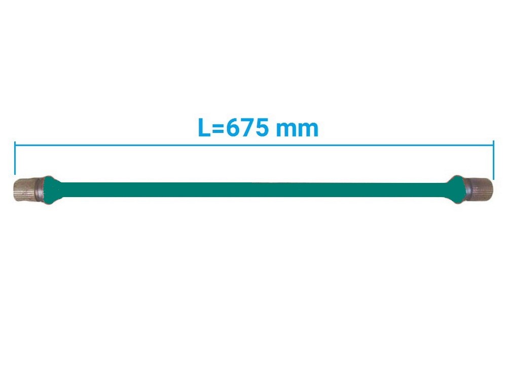 Antriebswelle, vollst&auml;ndig L=675 mm Tatra T148