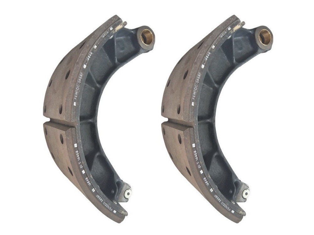 Brake shoe assy. pair Tatra T815 CN (brake lining FERODO 15)