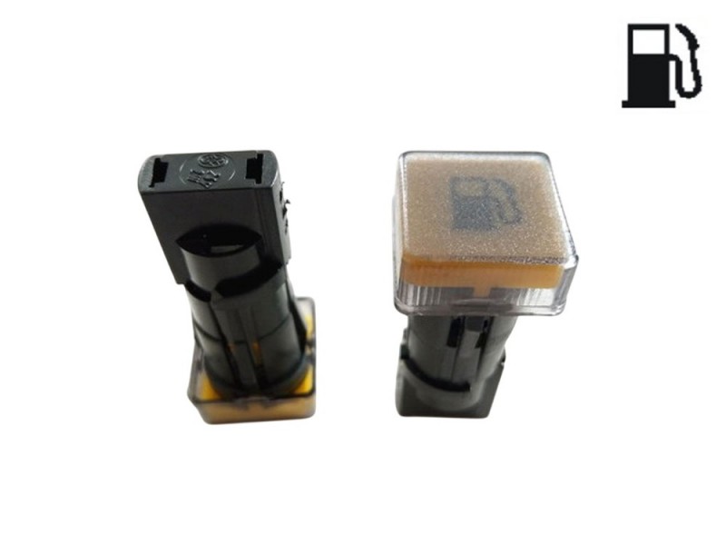 Fuel reserve warning control indicator yellow Tatra T815