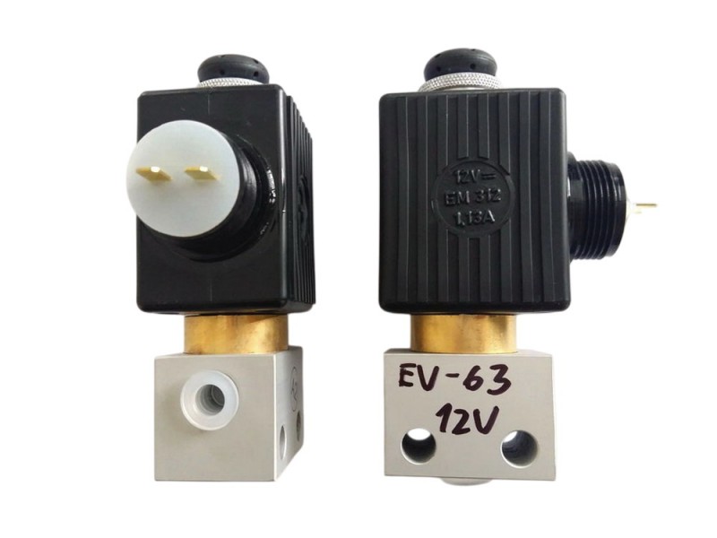 Solenoid valve EV-63 (EM-312) 12V 1.13A