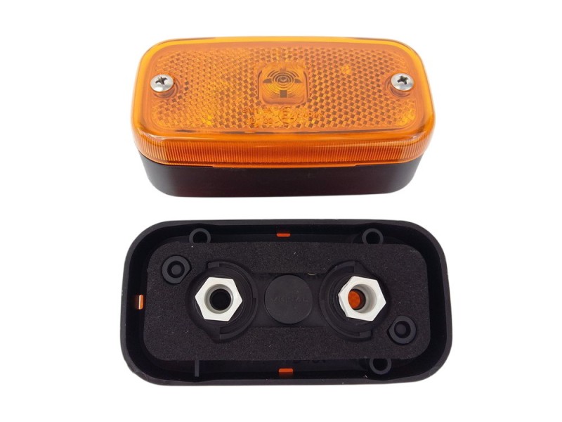 Seitenpositionsleuchte 109x53 mm Orange