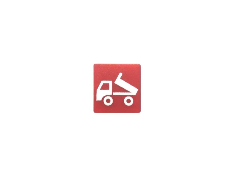 Kipperspitzensymbol rot Tatra
