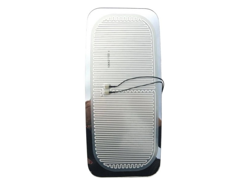 Sklo zrkadla vyhrievan&eacute; veľk&eacute; 24V 429x199mm Tatra EURO, 430x200mm Iveco