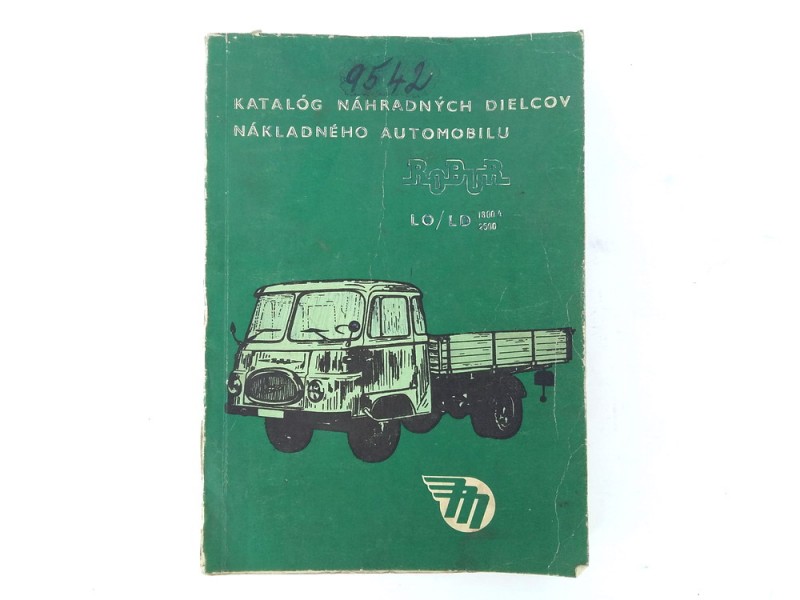 Katal&oacute;g n&aacute;hradn&yacute;ch dielov ROBUR LO/LD 1800, 2500 použit&yacute;