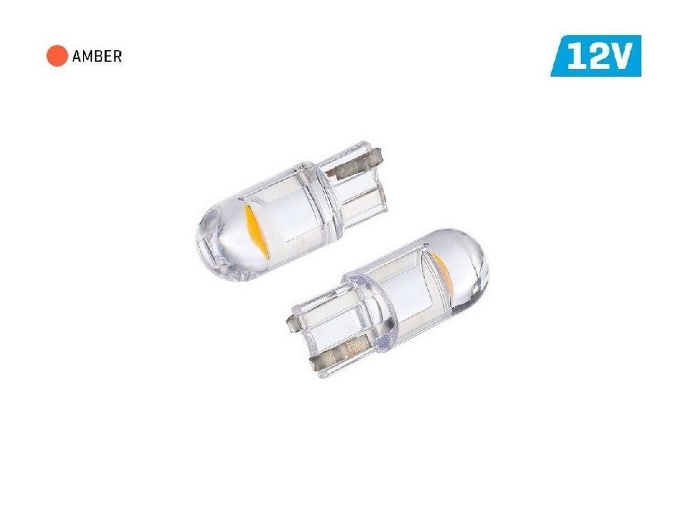 Žiarovka LED VISION 12V WY5W T10 celosklenka oranžov&aacute;, 2 ks