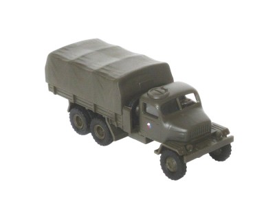 Automodel Praga V3S valn&iacute;k s plachtou AČR, mierka: 1:87, IGRA, farba: vojensk&aacute;