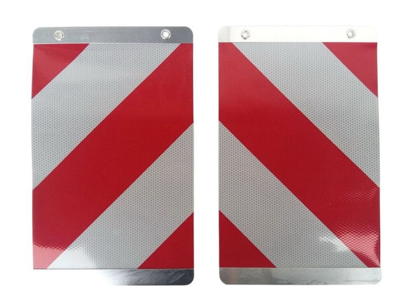 Reflexn&aacute; tabuľa na skl&aacute;pacie čel&aacute; s li&scaron;tou 250x425 mm p&aacute;r