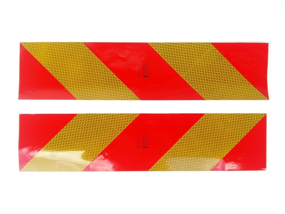 Aufkleber Reflexionsplatte Tractor 70.01 (565x132 mm, Preis ist f&uuml;r 1 Paar)