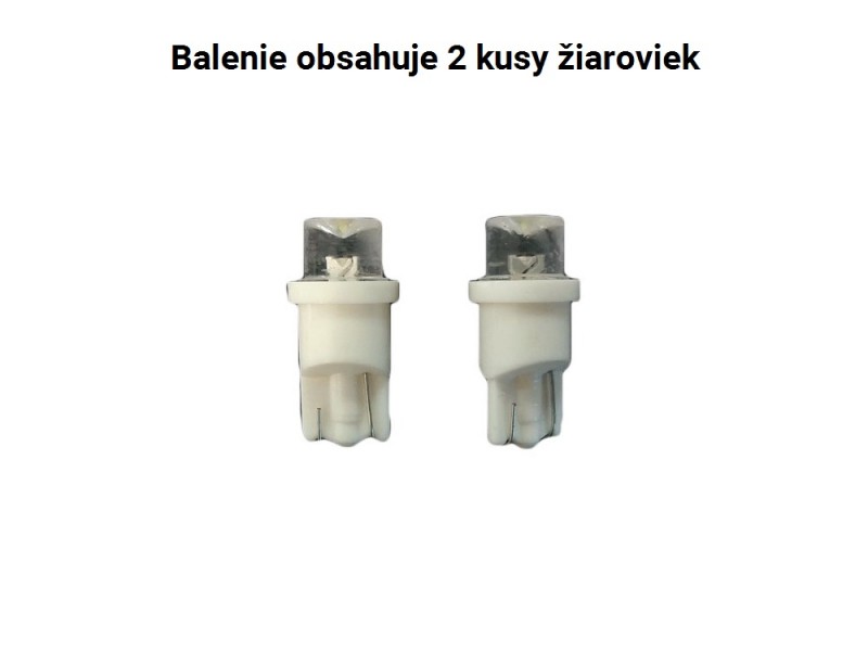 Žiarovka LED 24V 5W W2,1x9,5 biela JAGAN I, 2 ks