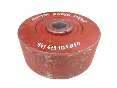 Laufrolle D280/50 STETTER, FML 9-10m&sup3; (Dimensionen: sehen. Produktbeschreibung)