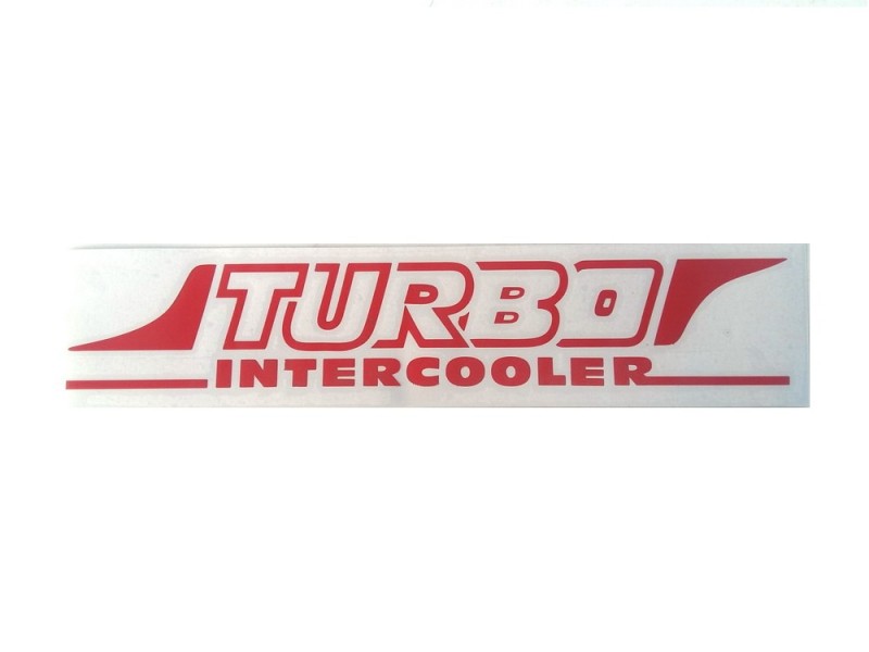 Samolepka TURBO INTERCOOLER