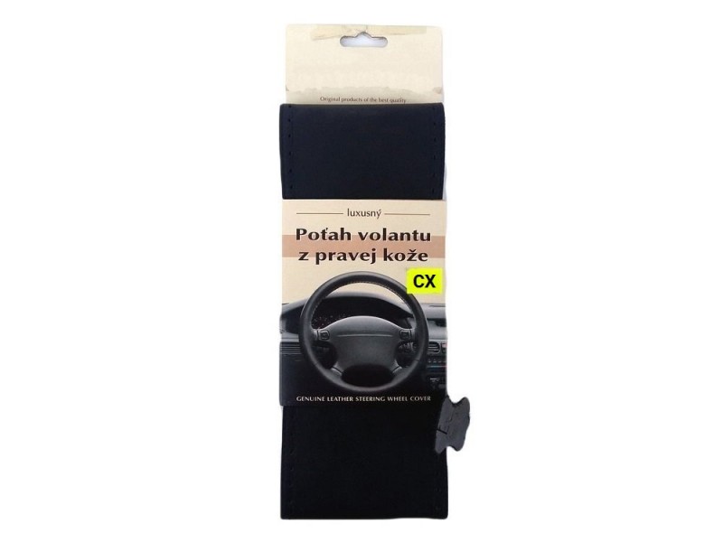 Leather steering wheel cover CX
