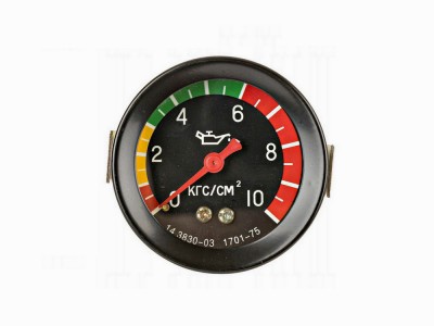 Oil pressure gauge 12V MTT-10 M10x1 HOURS tractor