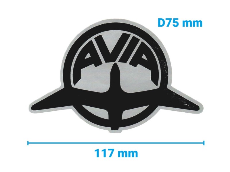 Anzeichen AVIA - Aufkleber